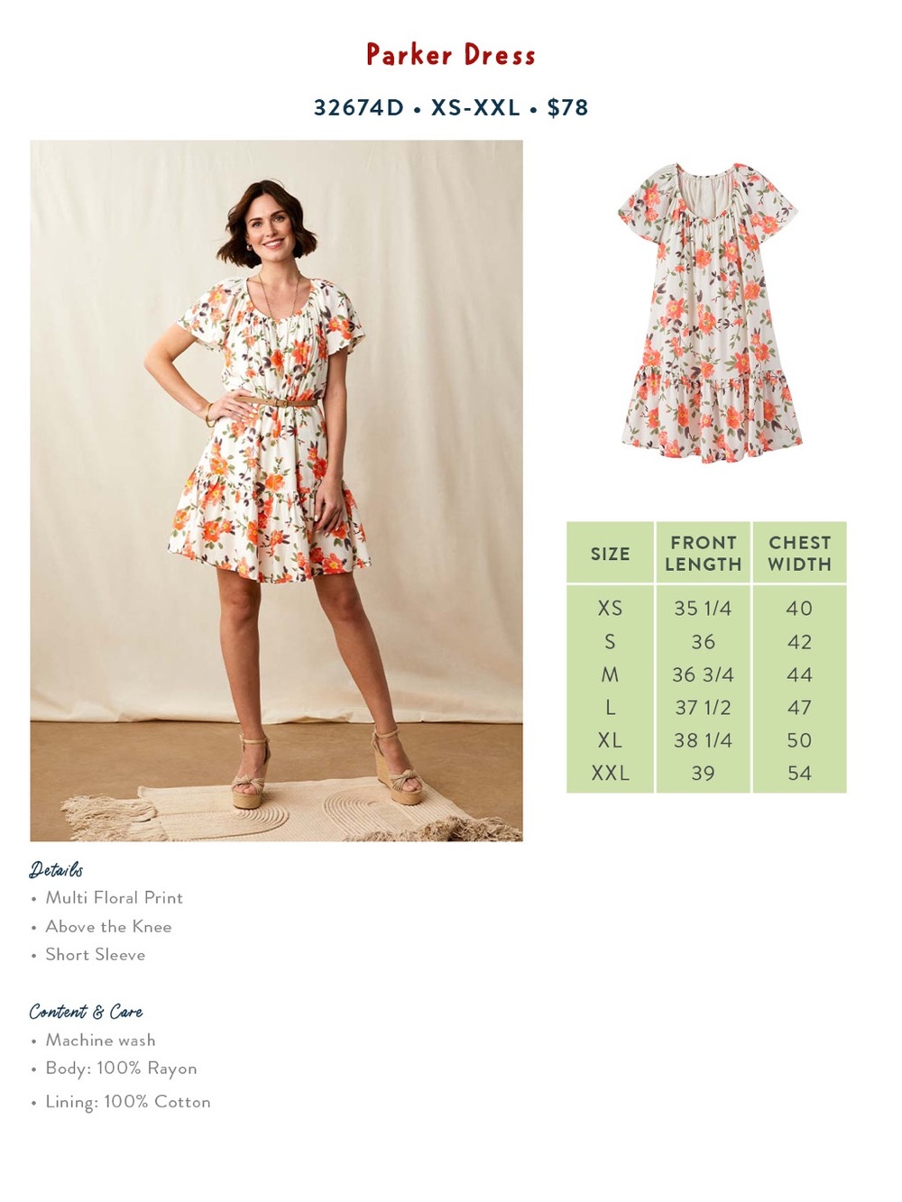 Matilda Jane Parker Women’s Dress